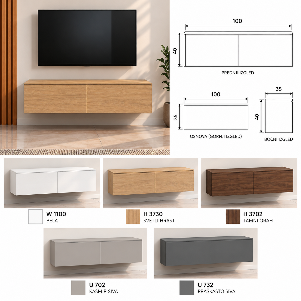TV Komoda Bella 100